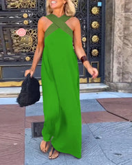 spring-sale-women-s-cross-halter-neck-sleeveless-stitching-dress-6986