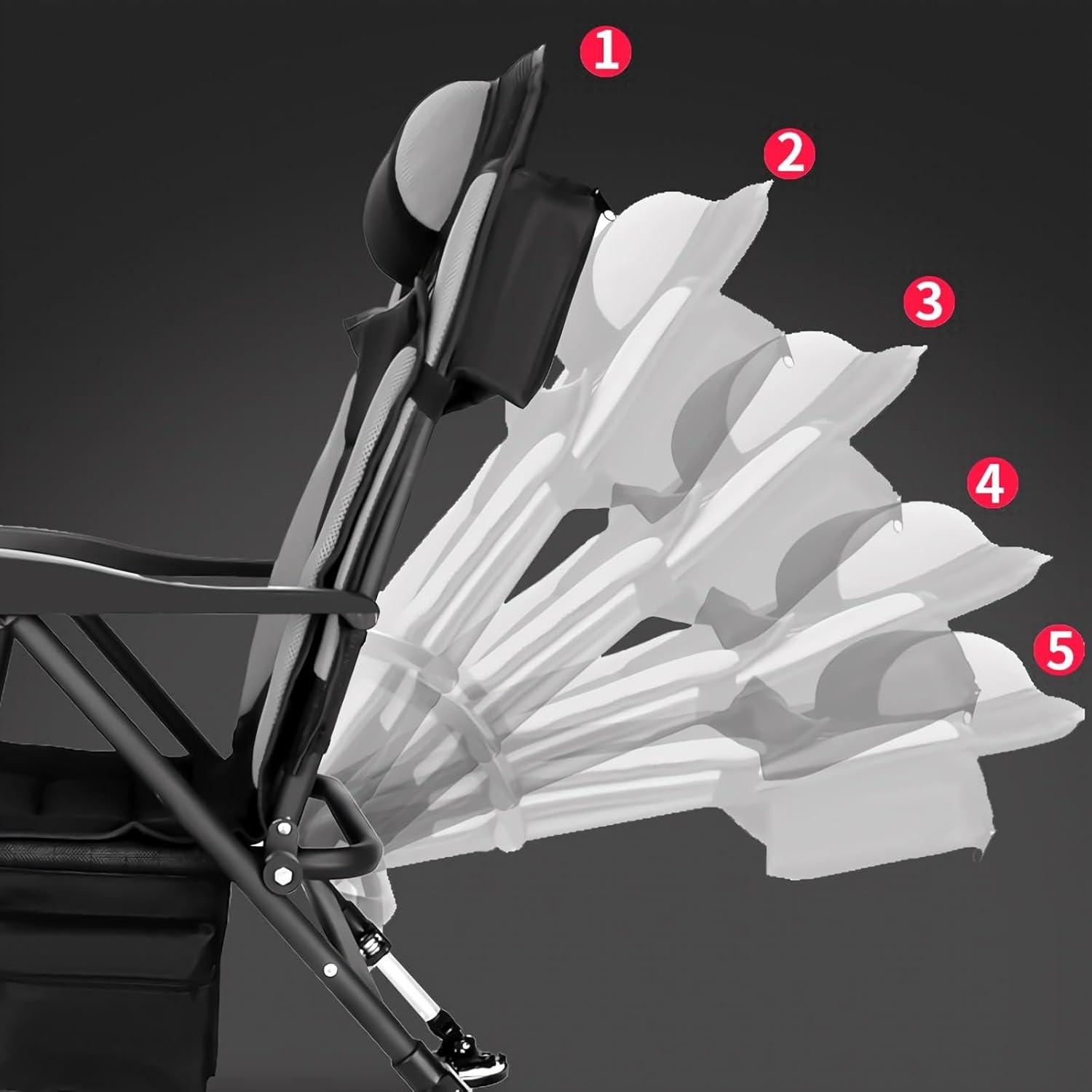 🔥Last Day! Buy One, Get One Free!🔥 Stock Clearance – Limited Quantity, First Come, First Served. Once They're Gone, They're Gone!🔥Portable Folding Fishing Recliner Chair