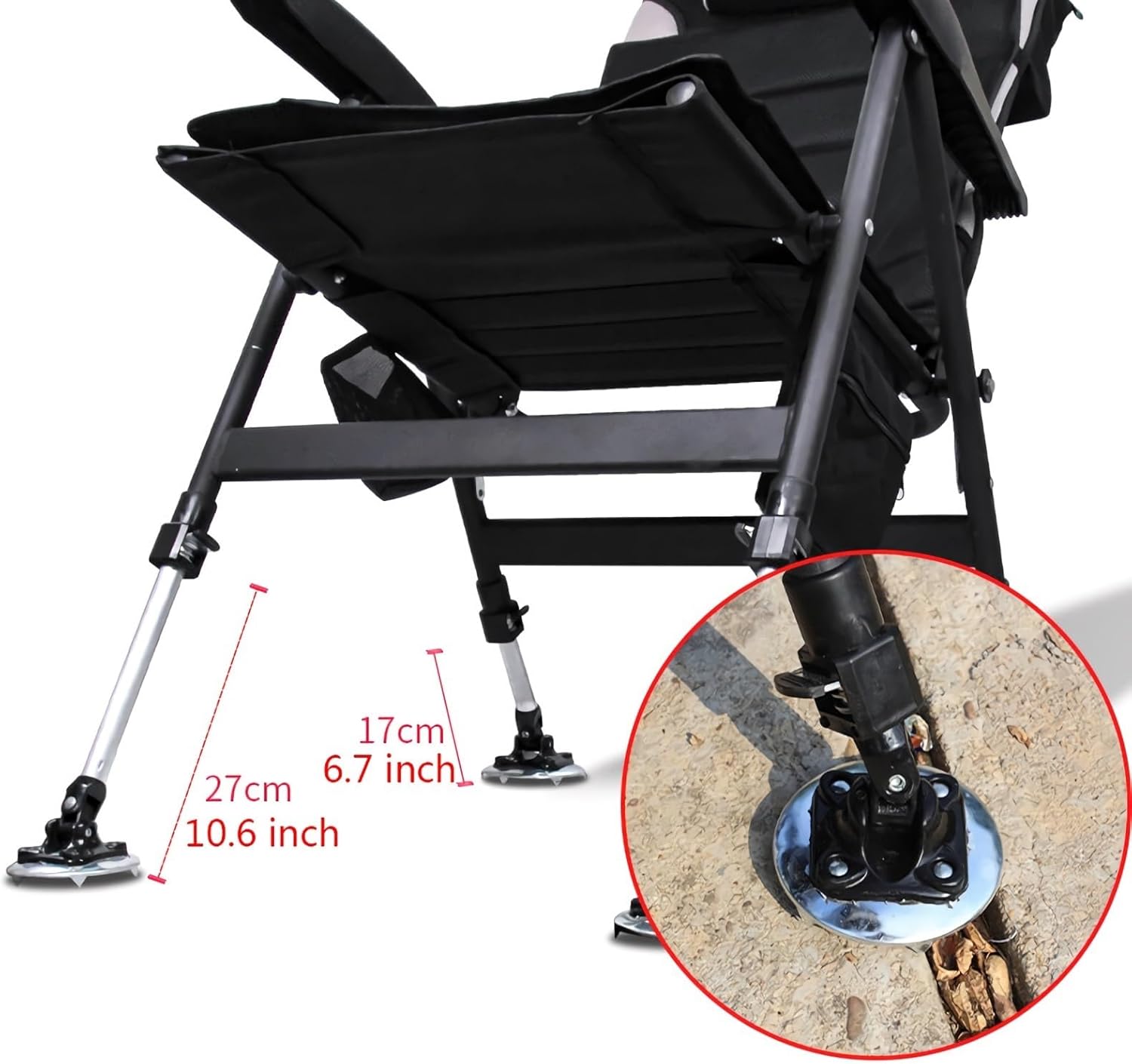 🔥Last Day! Buy One, Get One Free!🔥 Stock Clearance – Limited Quantity, First Come, First Served. Once They're Gone, They're Gone!🔥Portable Folding Fishing Recliner Chair